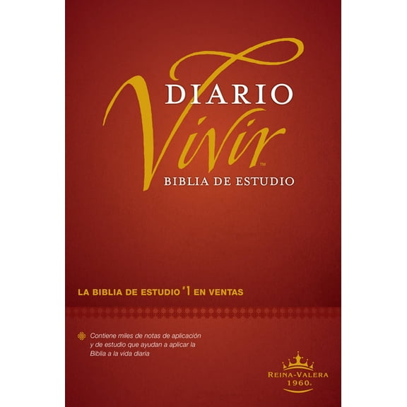 Biblia de Estudio del Diario Vivir Rvr60, (Hardcover)