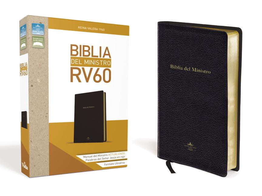 Biblia del Ministro Reina Valera 1960, Tamaño Manual, Leathersoft