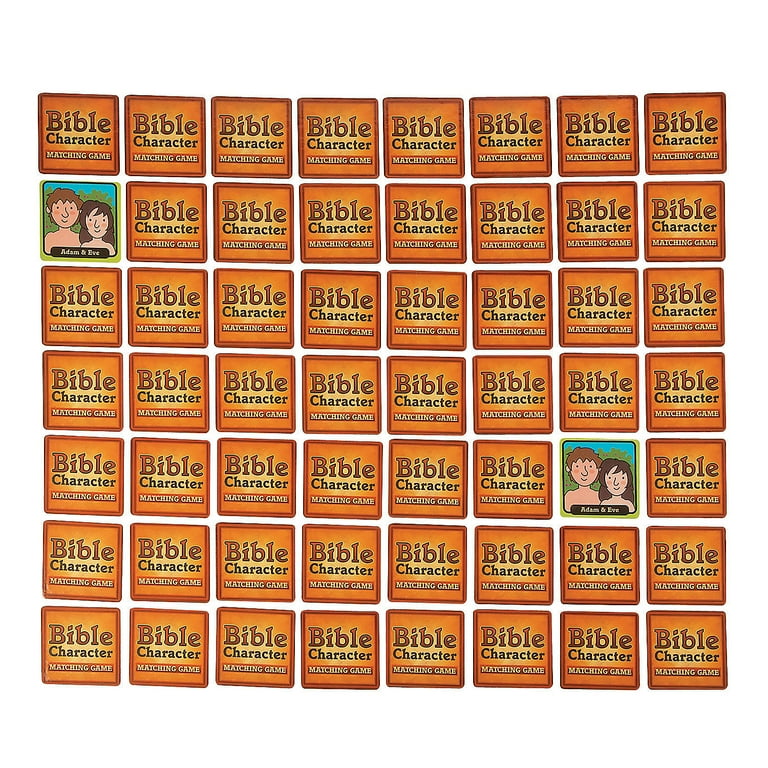 Biblical Figures Match Game Educational 56 Pieces