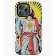 thumbnail image 1 of Biblical Jesus Pop Art With Angels Phone Case for iPhone 16 15 14 13 12 11 Pro Max, 1 of 2