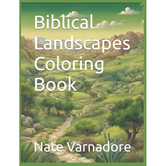 Biblical Landscapes Coloring Book, (Paperback)