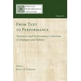 thumbnail image 1 of Biblical Performance Criticism: From Text to Performance (Paperback), 1 of 1