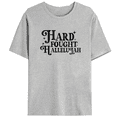 thumbnail image 1 of Biblical Resilient Spirit Scripture Shirts for Women Overcomer Faith Tops Hard Fought Hallelujah Victory Lettering Print Tshirts Christian Graphic Tees Gray,2XL, 1 of 5