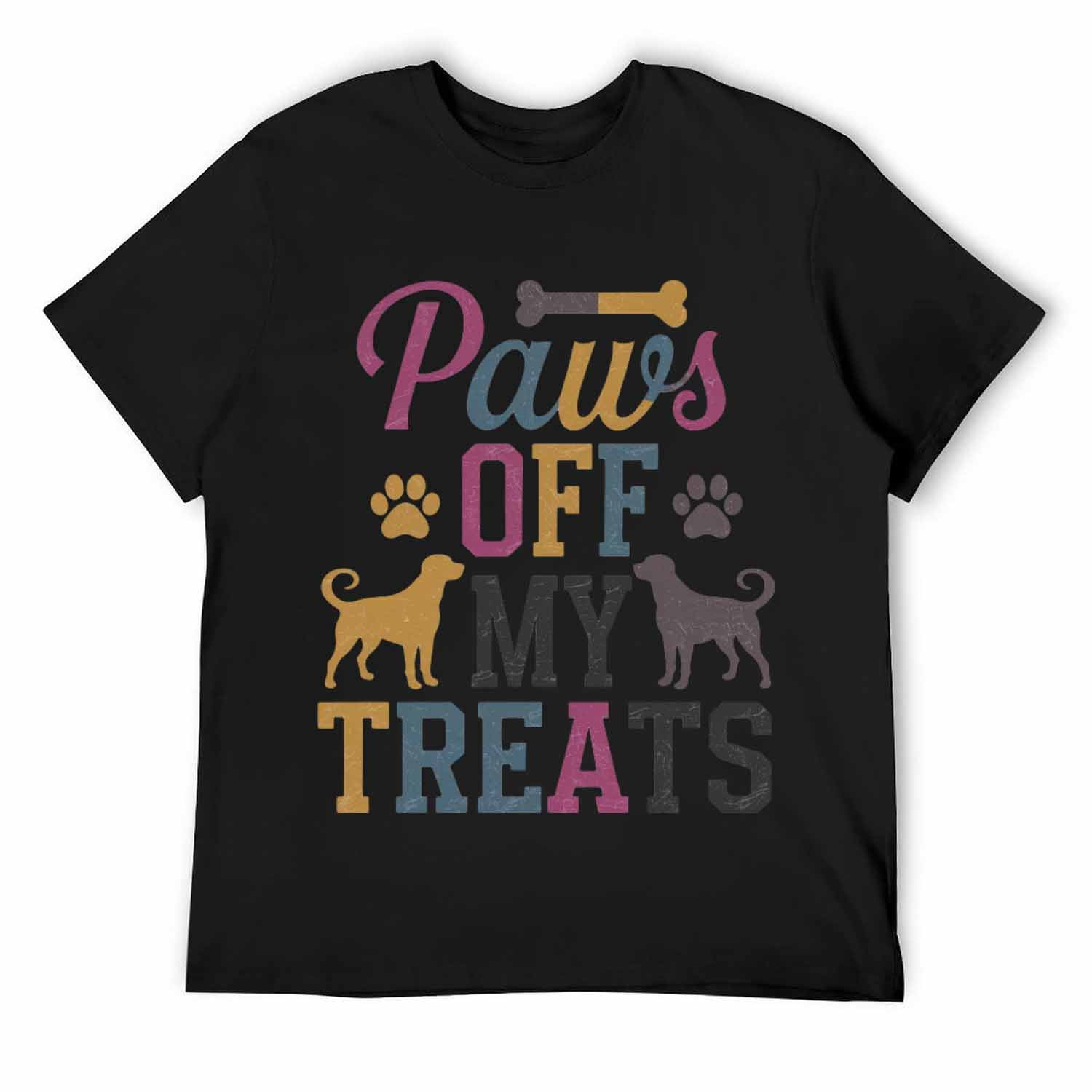Eheartsgir Dog Paws T-shirt à Manches Courtes Et Col En V