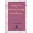 thumbnail image 1 of Bibliographical Survey of Sources for Early Yoruba Language, (Paperback), 1 of 1