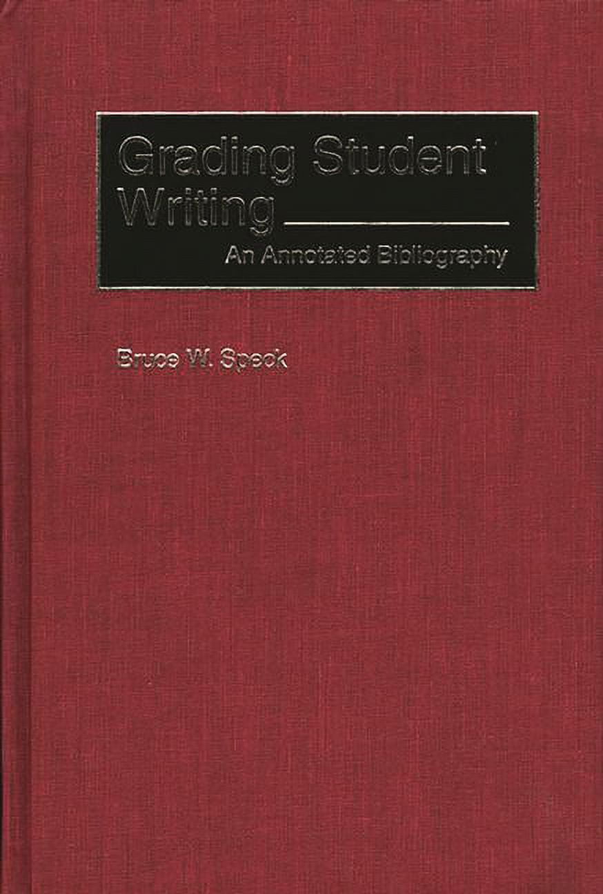 Bibliographies And Indexes In Education Grading Student Writing: An ...