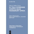 thumbnail image 1 of Bibliotheca Scriptorum Graecorum Et Romanorum Teubneriana: Orationes in L. Catilinam quattuor (Hardcover), 1 of 1