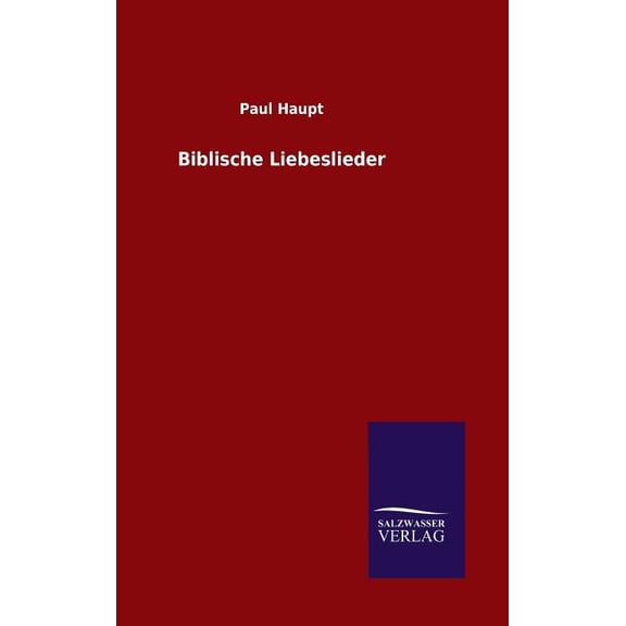 Biblische Liebeslieder (Hardcover)