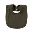 thumbnail image 1 of Bibs Girls Boys Absorbent Spit Milk Pad Towel Small Bibs Burp Cloths Outwear Bronze One Size, 1 of 5