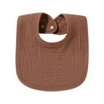 thumbnail image 1 of Bibs Girls Boys Absorbent Spit Milk Pad Towel Small Bibs Burp Cloths Outwear,Size One Size, 1 of 4