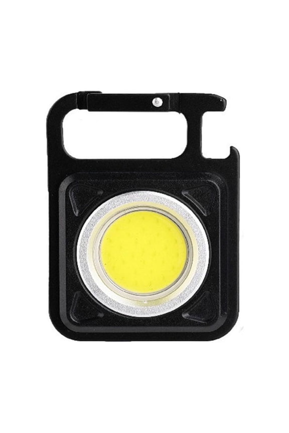 Mini LED Flashlight, Small Keychain Flashlight, Rechargeable Portable Pocket Flashlight 4 Light Modes Light , Bottle Opener, for Night Fishing, Walking and Caming