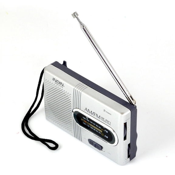 Bibsen Portable Radio, AM FM Radio Mini Stereo Old FM Radio Compact Portable Receiver R21
