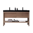 thumbnail image 1 of Bibury 60" Chestnut Oak Freestanding Bathroom Vanity, 1 of 13