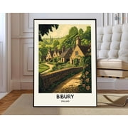 Bibury Cotswolds England Poster, Unframed Paper Poster 8x10in