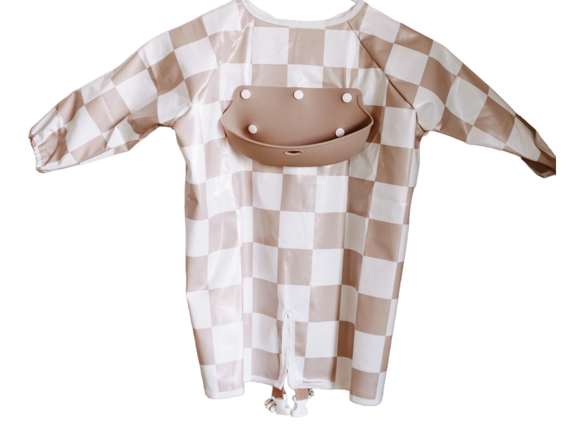 Bibvy Mess Proof Baby Bibs, Toddler Feeding, Silicone Catcher, Chair Attaching, Waterproof, 6-36 Mos