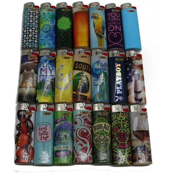 Bic - 25 Lighters Special Edition Mix Variety Random Selection - ( Assortment May Vary )