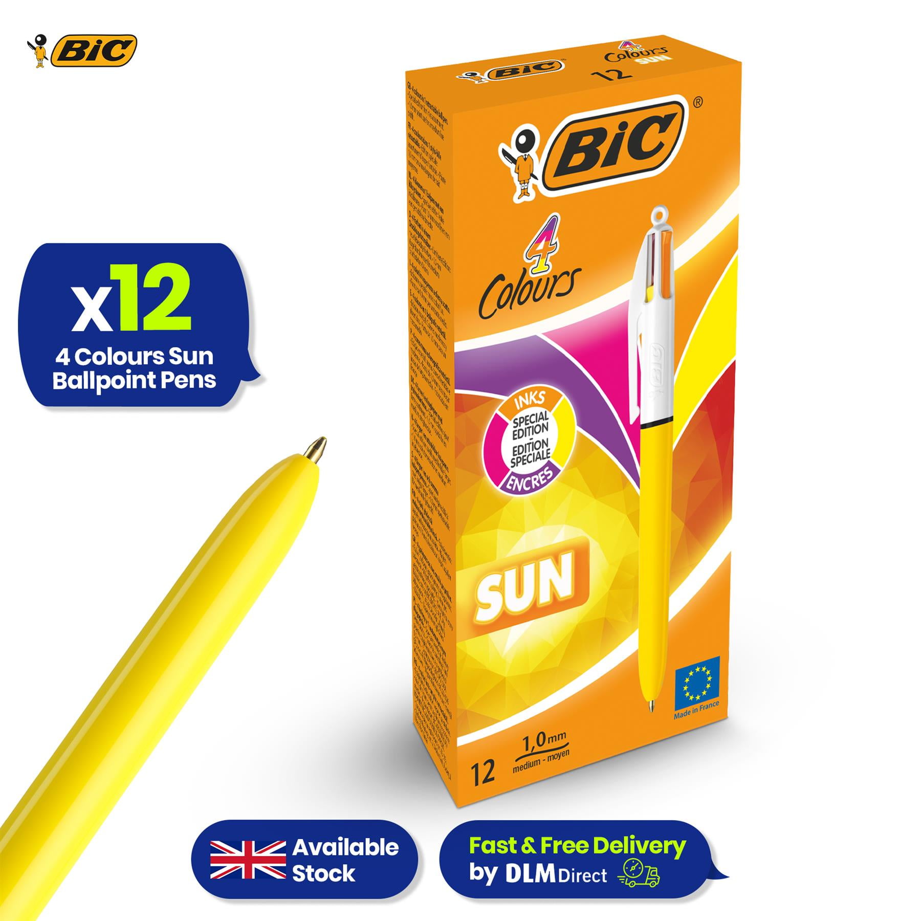 Bic 4 Colour Sun - Box of 12