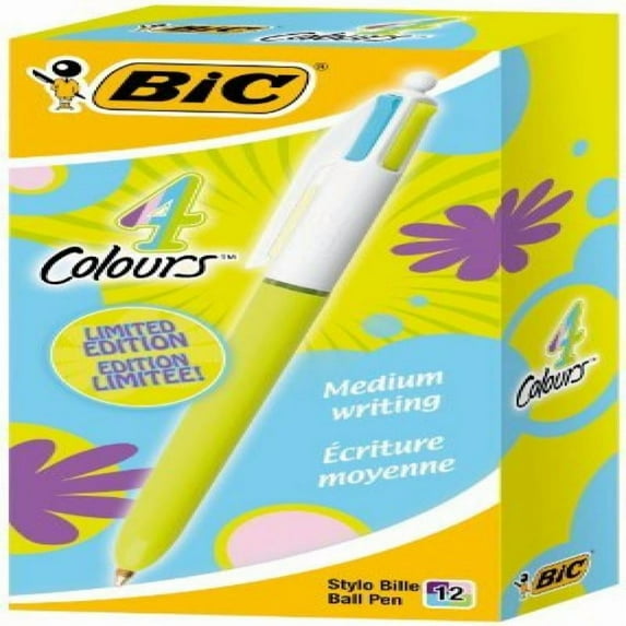 Bic 4 Colours Fashion Assorted Pk12