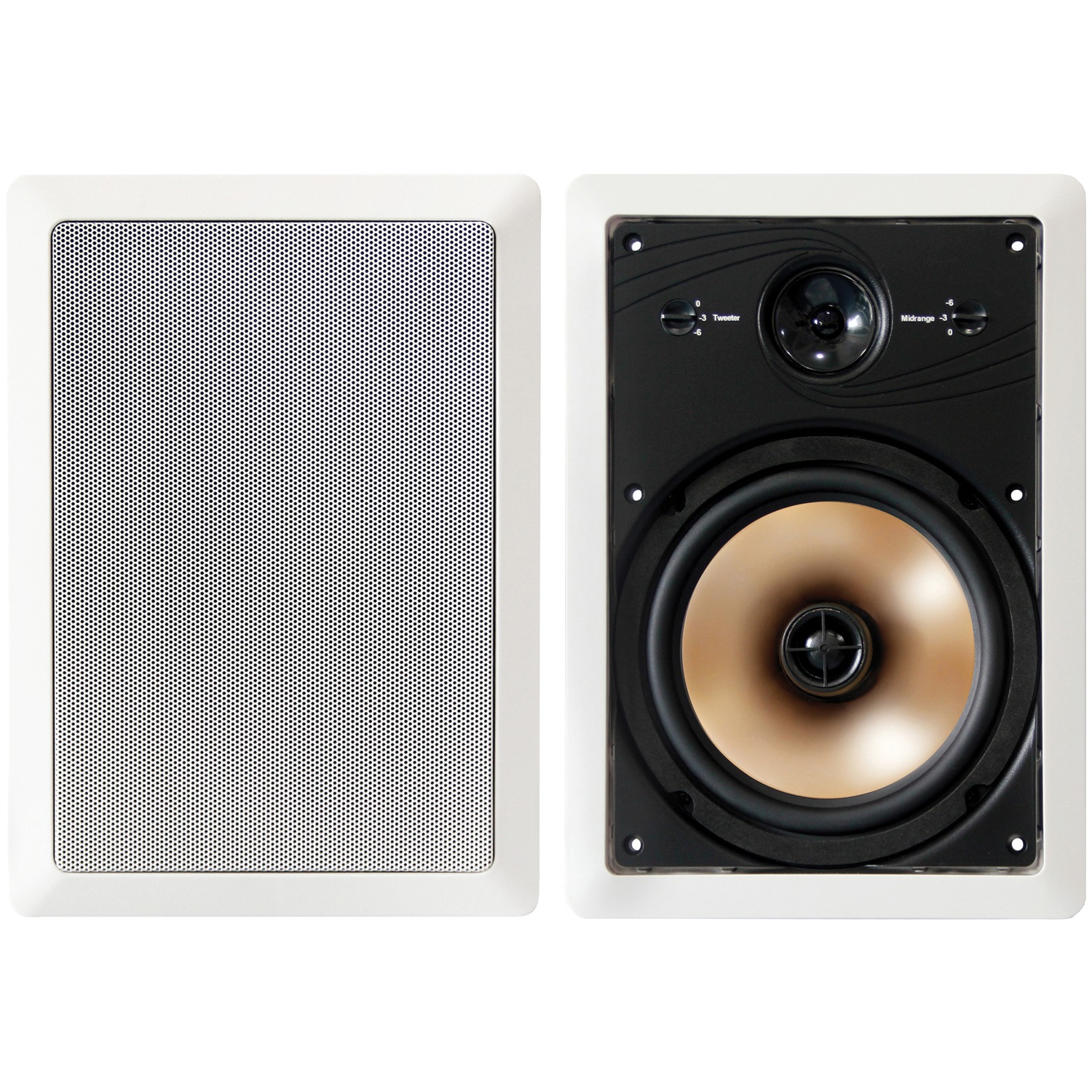 Bic America HT8W 8" 3-way Acoustech Series In-wall Speakers - image 1 of 8
