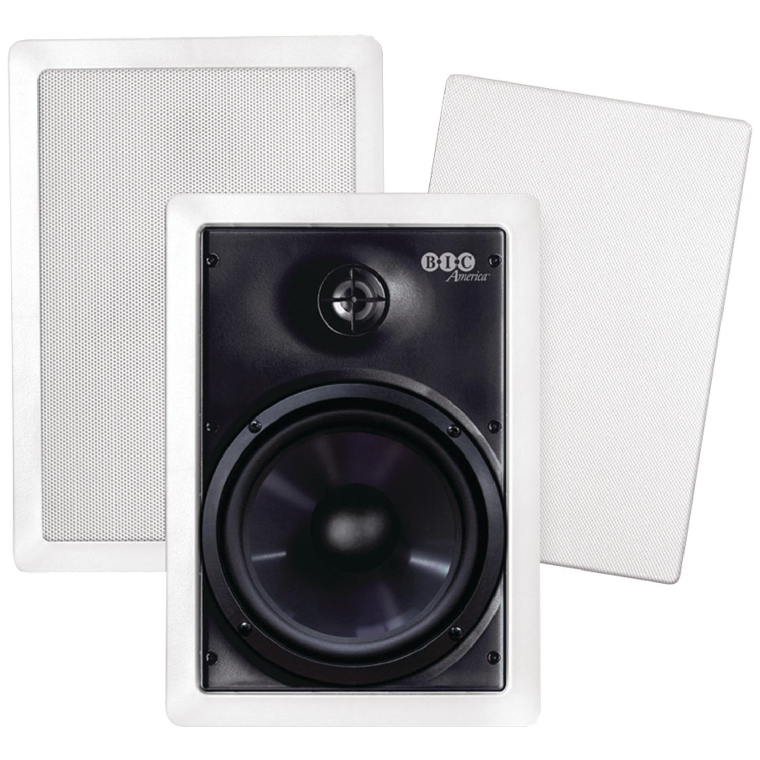 Bic America M-pro6w 6.5" Weather-resistant In-wall Speakers - image 1 of 7