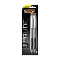 Bic Atlantis Ball Point Pen, Medium Tip, Black Ink, Retractable, Model ...