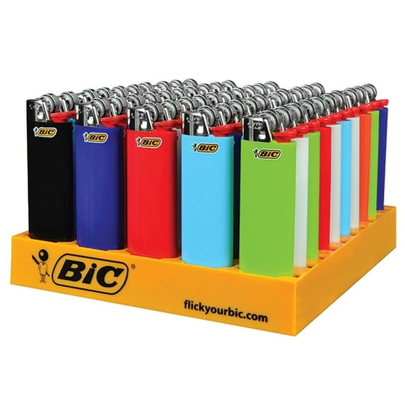 Bic Classic Lighter Full Size Assorted Colors (50-Pack)