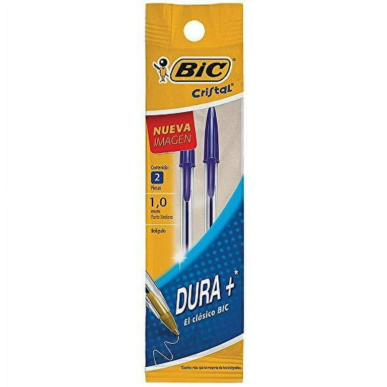 BIC Cristal Up Ballpoint Pens - Blue, Pack of 4