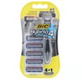 thumbnail image 1 of Bic Hybid 4 Flex Disposable/System Razor For Men, 4 Cartridges, 1 of 1