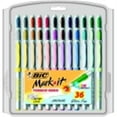 thumbnail image 1 of Bic Mark-It Fade Resistant Vivid Ink Permanent Marker Set - Assorted Fashion Color, Set Of 36, 1 of 1