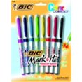 thumbnail image 1 of Bic Mark-It Fade Resistant Vivid Ink Permanent Marker Set - Assorted Fashion Color, Set Of 8, 1 of 1