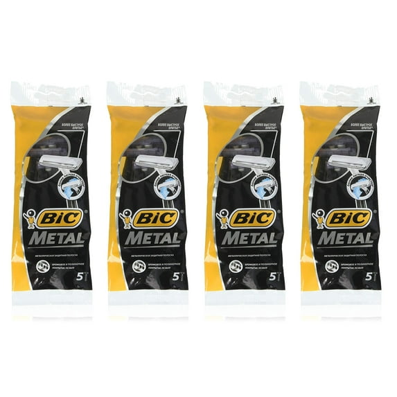 Bic Metal Bar Disposable Razor, 20 Count
