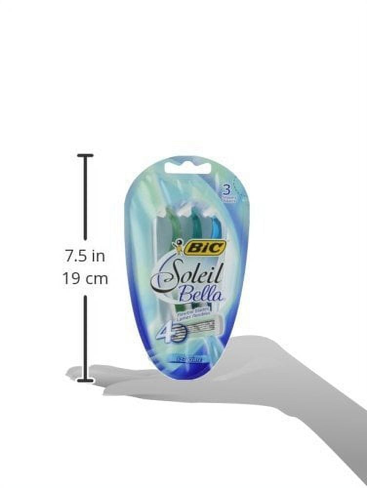 Bic Soleil Bella Disposable Shavers, 3 ea (Pack of 2)