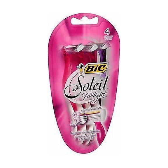 Bic Soleil Twilight Shavers Lavender Scented - 4ct, 5-Pack