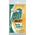 thumbnail image 1 of Bic Twin Select Disposable Razor Clean & Soothe Skin Shaver for Men, 10ct, 1 of 4