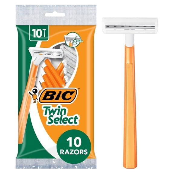 Bic Twin Select Sensitive Skin Comfortable Shave for Men, 10ct, 3-Pack