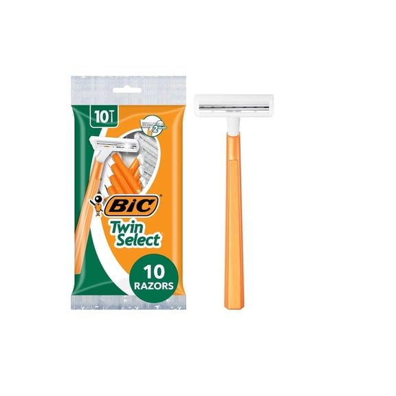 Bic Twin Select Shavers For Men Sensitive Skin, 10 Ea, 2 Pack