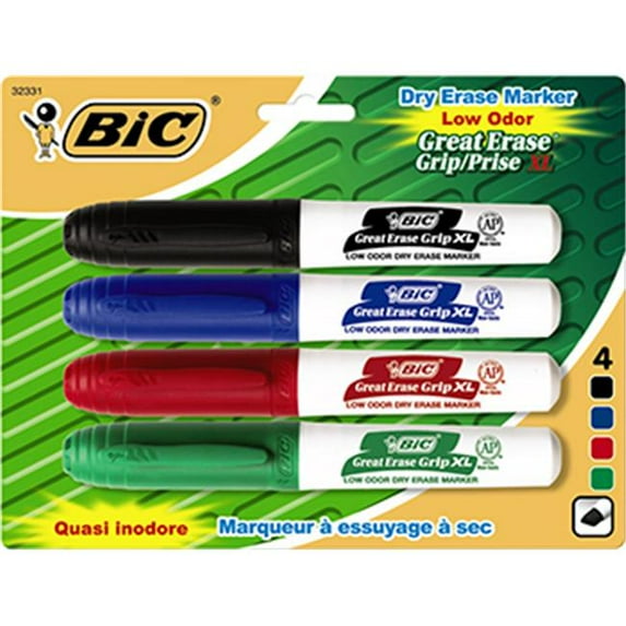 Bic Usa Inc  Bic Great Erase Dry Erase Chisel - Assorted Colors