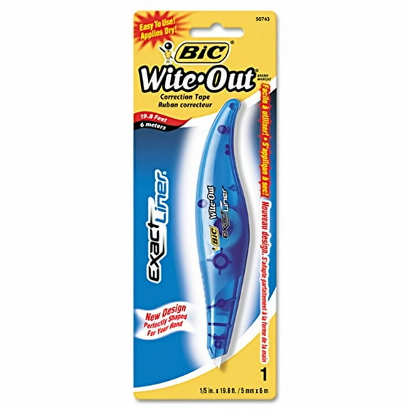 Bic Wite-Out Liner Correction Tape (Pack of 3)