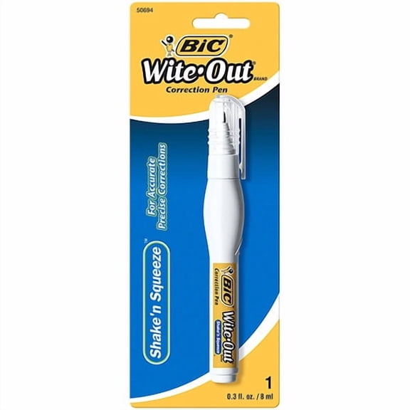 Bic-Wite Out Shake 'n Squeeze Correction Pen-0.3 Ounces