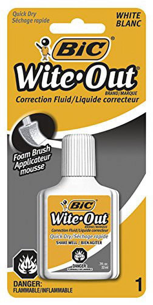 Bic Wite-out Cover-it Correction Fluid (7oz/20ml)