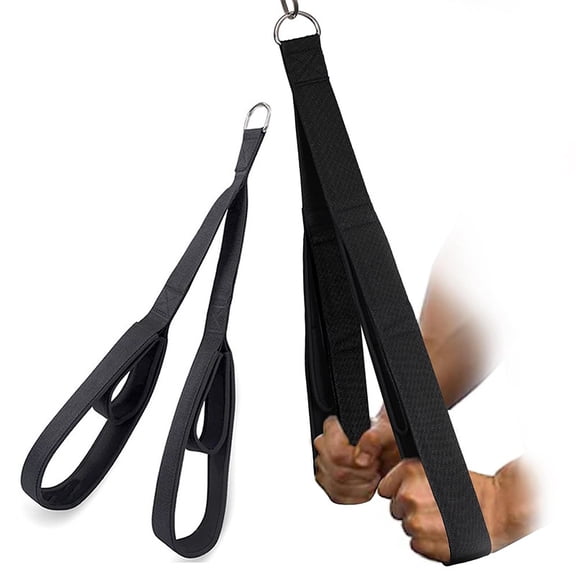 Bicep & Tricep Cable Ropes, Cable Fly Push-Down Fitness Ropes, Double-Ended Cable Ropes, Handle Pull-Down Arm Strength Ropes; Suitable for Home Fitness & Gym Center Workouts.