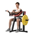 thumbnail image 1 of Adjustable Bicep Tricep Curl Machine with Preacher Curl Bench - Home Workout Machine for Tricep and Bicep Exercises, 1 of 9
