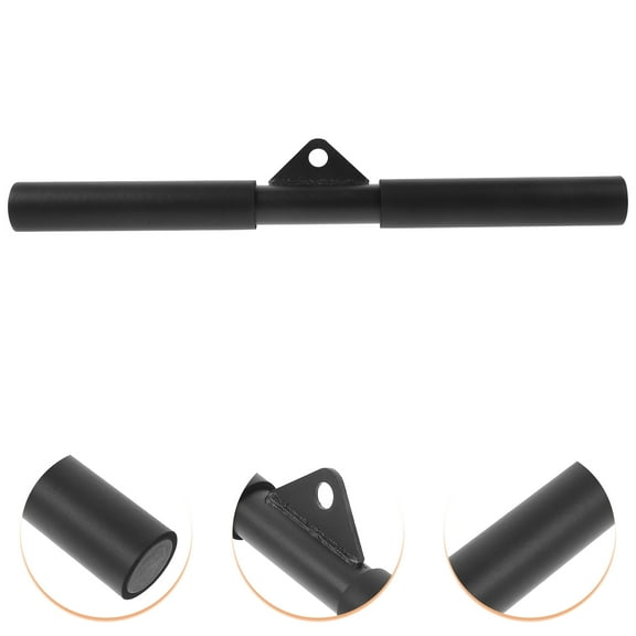 Beaupretty Compact Black Pull Bar for Home Gym Fitness Equipment Muscle Strength Lever