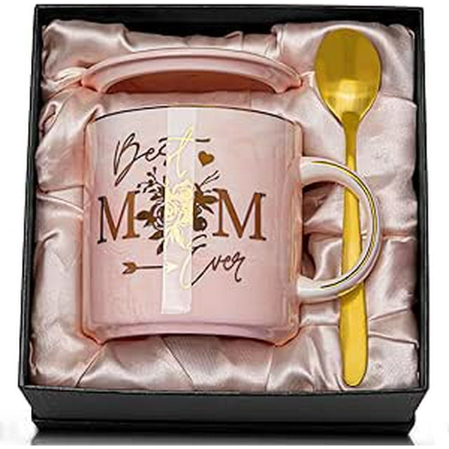 Biching Birthday Gifts For Mom From Daughter Son, 14oz Best Mom Coffee 