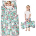 thumbnail image 1 of Bichon Dog Blue Florals Toddler Nap Mats for Kids Preschool,Sleeping Mat Bag or Kids,Toddler Sleeping Bag,Toddler Nap Mat or Daycare, 1 of 6