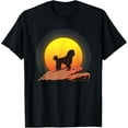 thumbnail image 1 of Bichon Frisé Sunrise T-Shirt men and women can wear, black, white, gifts, 1 of 4