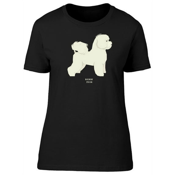 Bichon Frise Body T-Shirt Women -Image by Shutterstock, Female x-Large