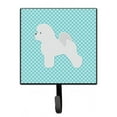 thumbnail image 1 of Bichon Frise Checkerboard Blue Leash or Key Holder, 1 of 1