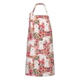 thumbnail image 1 of Bichon Frise Dog and Pioneer Flower Apron-Garden Aprons for Women with Pockets-Cotton Linen Waterproof Kitchen Cooking Gardening Aprons Adjustable for Kitchen,Cooking,BBQ and Salon 33x27 Inch, 1 of 7