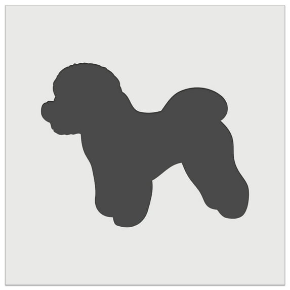 Bichon Frise Dog Solid DIY Cookie Wall Craft Stencil - 4.5 Inch